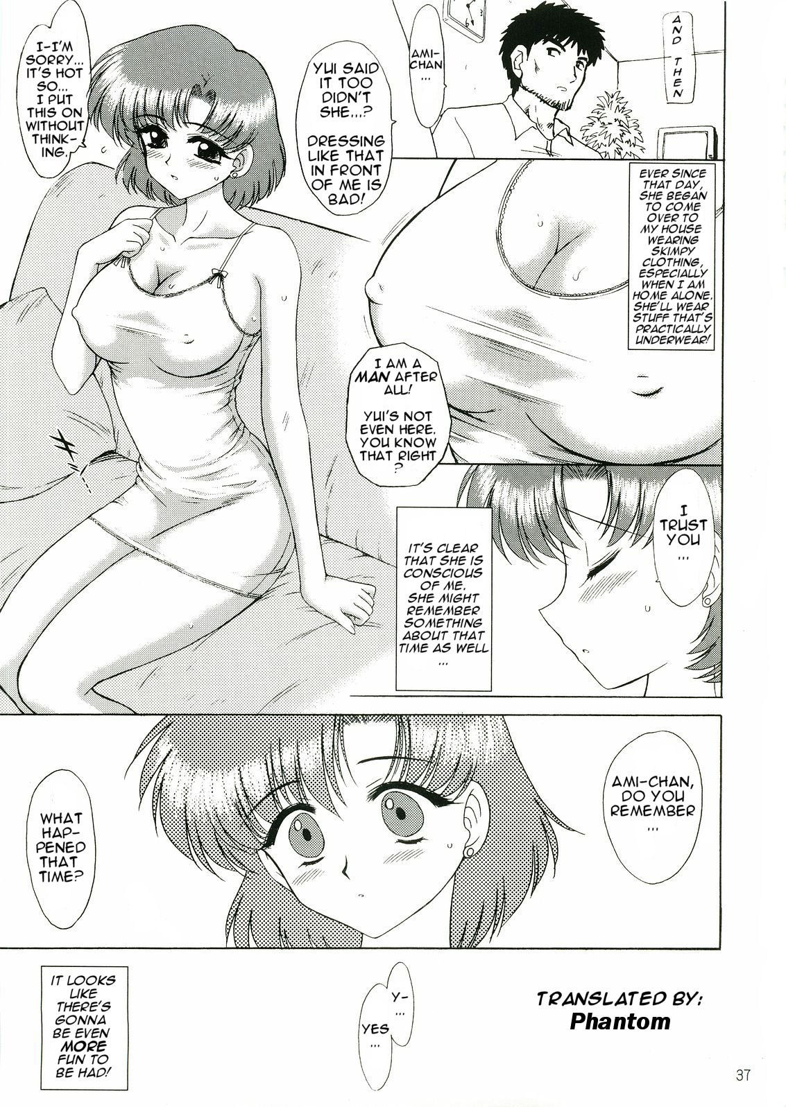 Aqua Necklace sailor moon 35 hentai manga