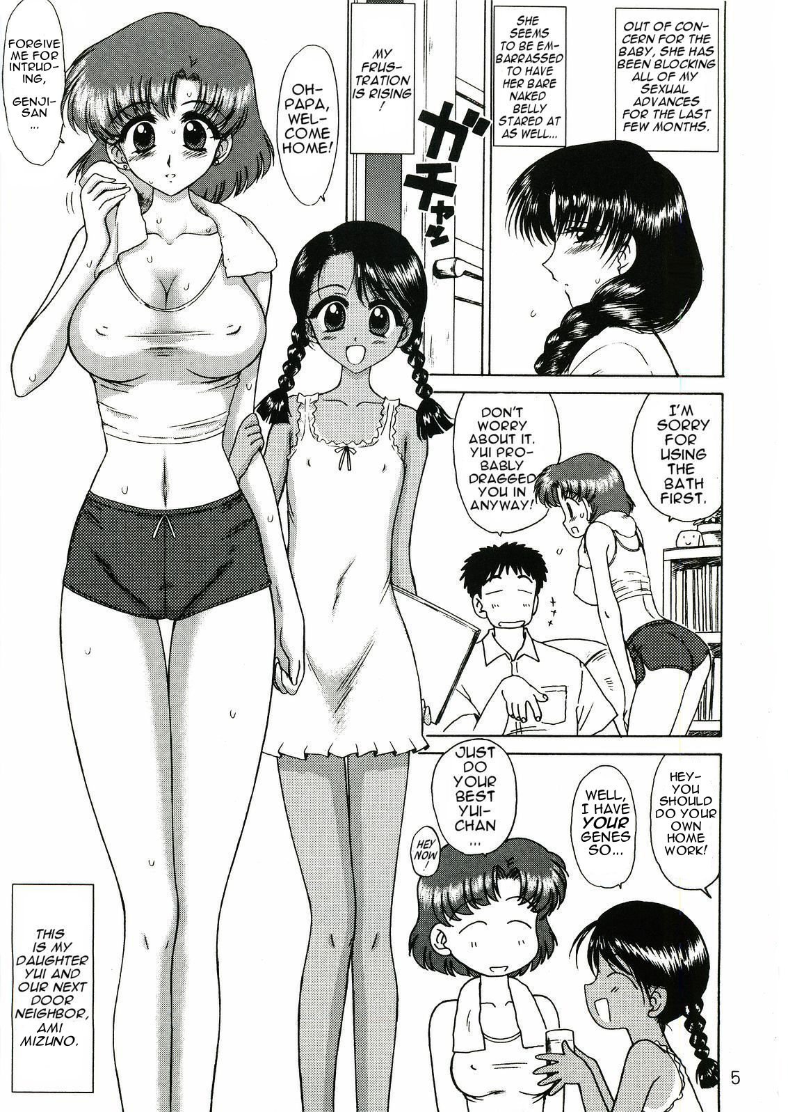 Aqua Necklace sailor moon 3 hentai manga