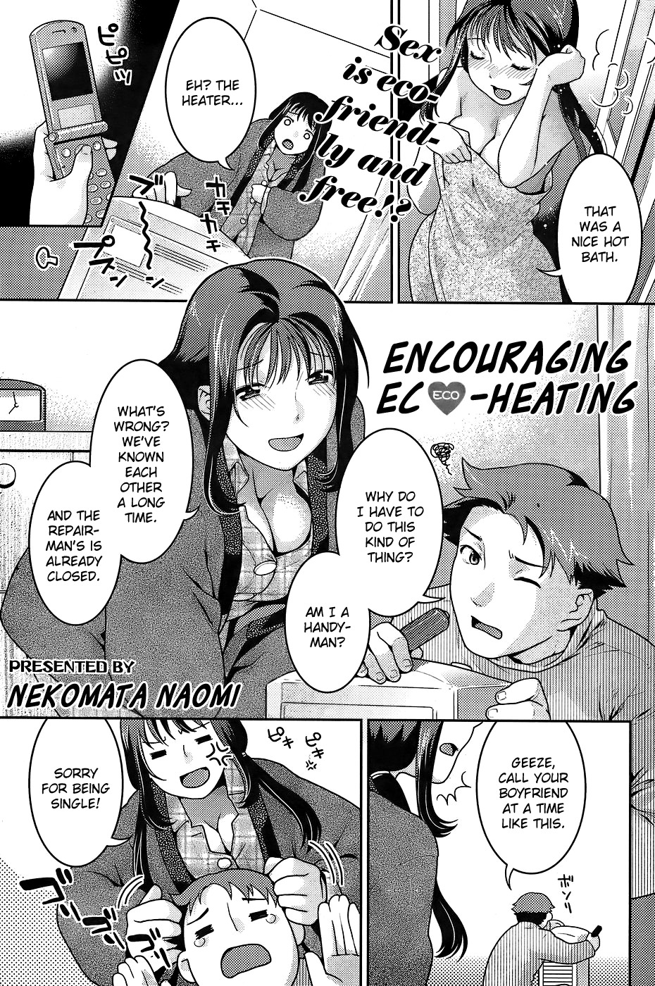 Encouraging Eco-heating hentai manga