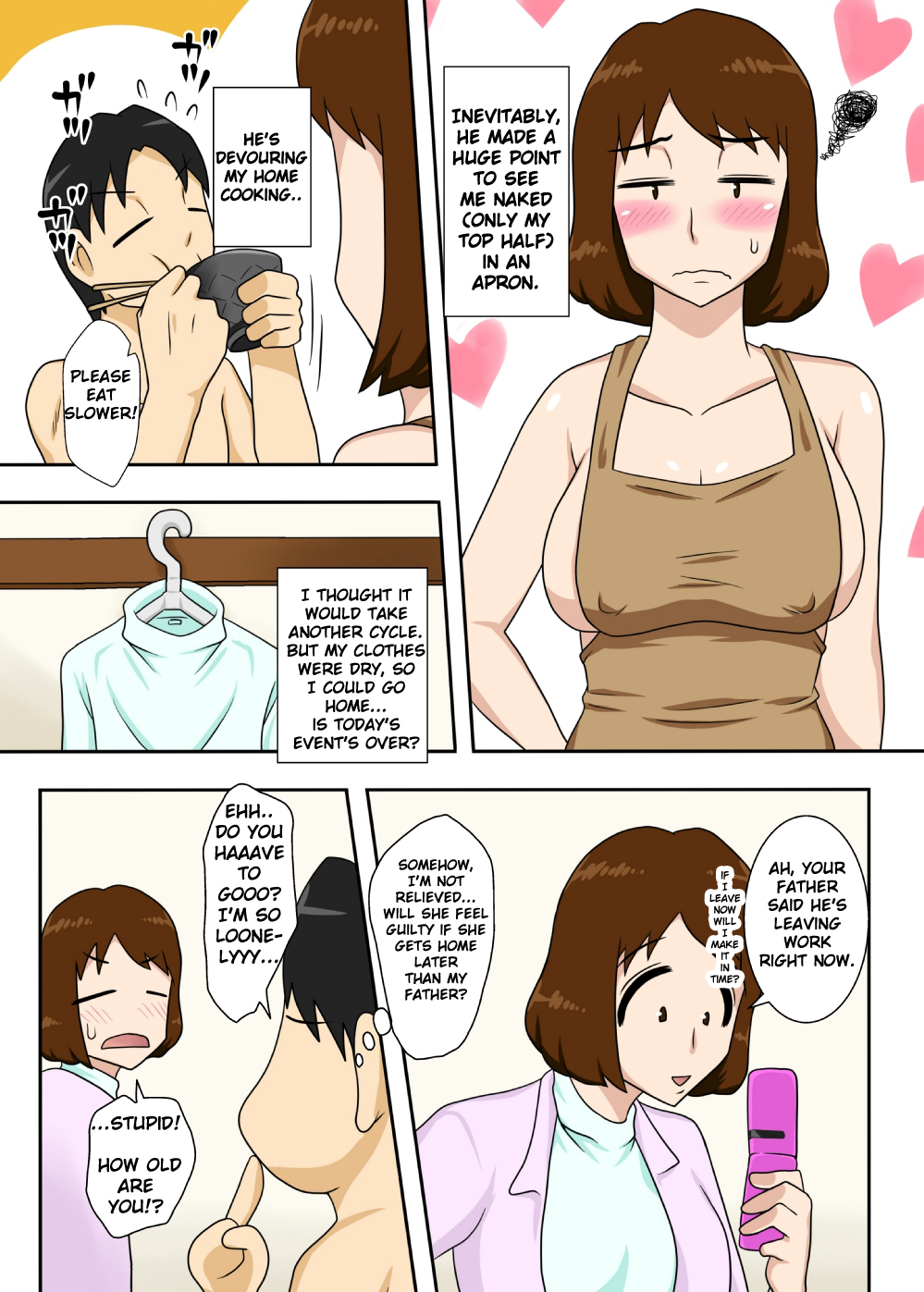 For this reason, while naked, I tried to ask my mom | To iuwake de, Zenra  de Kaa-san ni Onegai shite mita - Page 19 - HentaiFox