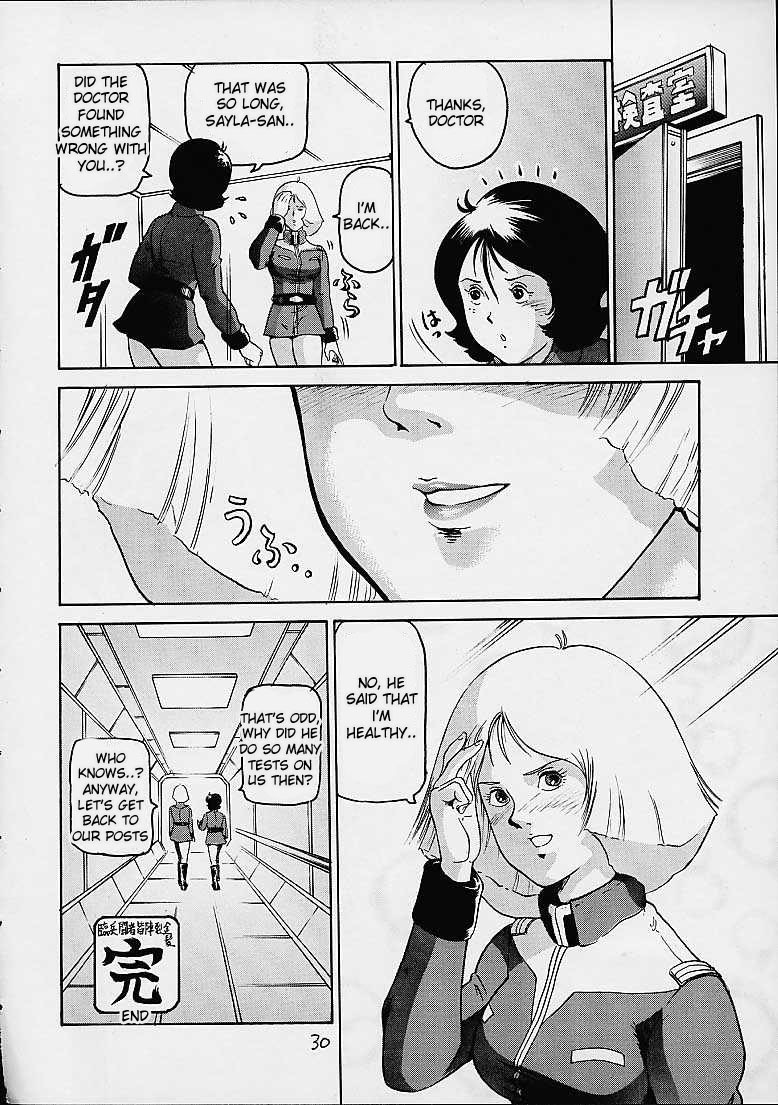 Sayla Mass-2001 Winter Kinpatsu mobile suit gundam 28 hentai manga
