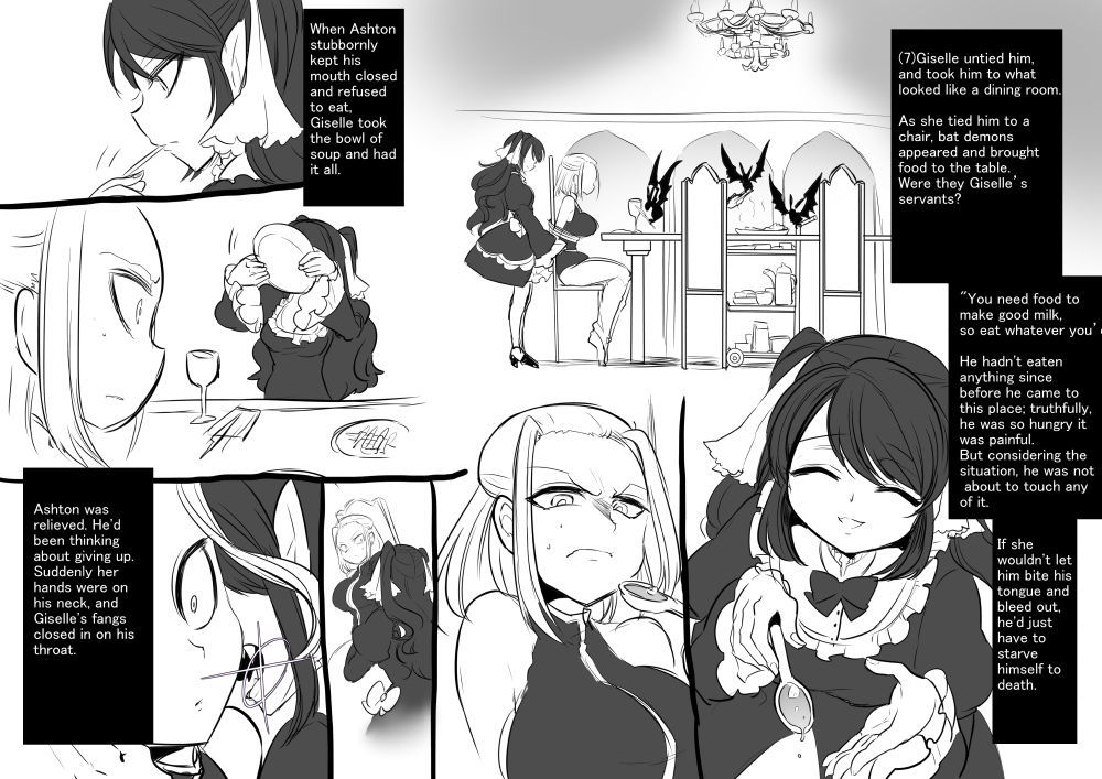 Bishoujo Vampire ni Bonyuu Drink Bar ni Sareru Hanashi | Turned into a Breast Milk Fountain by a Beautiful Vampire page 10 full