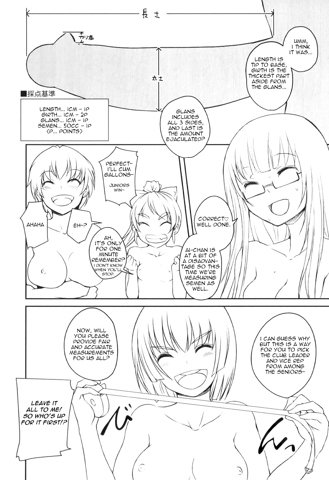 Futabu! Karada Sokutei! | Futa Club! Body Measurements! - Page 3 - HentaiFox