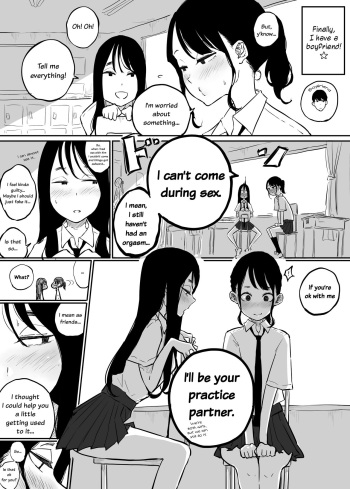 Kareshi to no Ecchi ga Jouzu ni Dekiru you ni Ecchi no Renshuu Aite o Shite kureru Onna Tomodachi | My Female Friend Became My Practice Partner So I Can Get Better at Sex with my Boyfriend