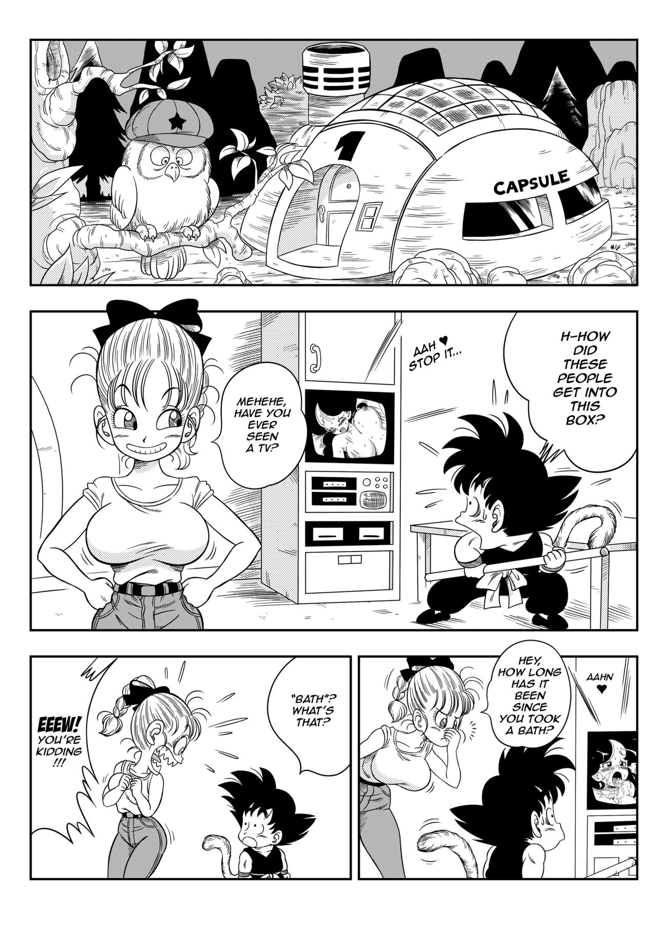 Bulma x Goku - Sex in the Bath - Page 2 - HentaiFox