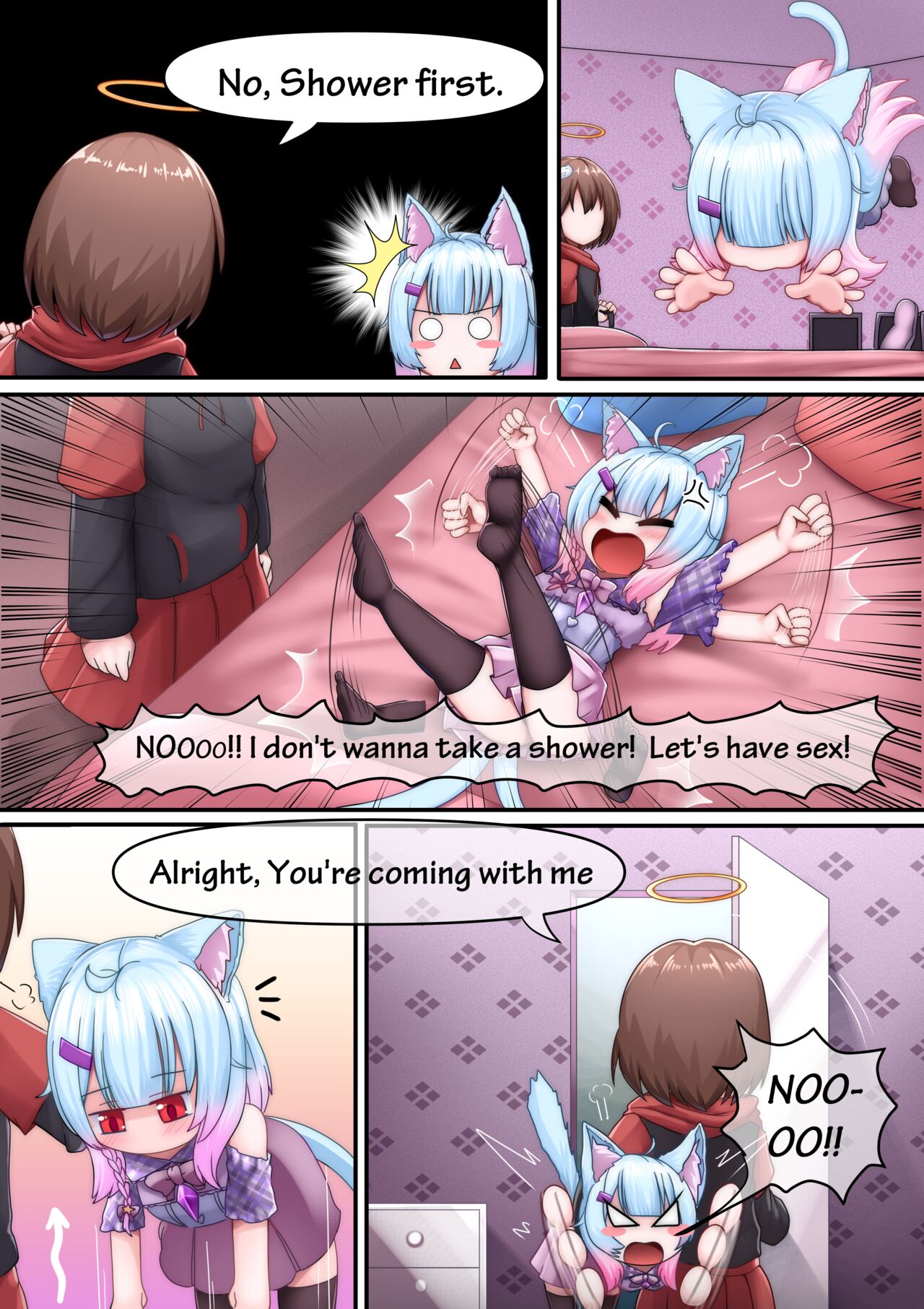 Onii-chan, would you like SEX, or would you like SHOWER? - Page 5 -  HentaiFox