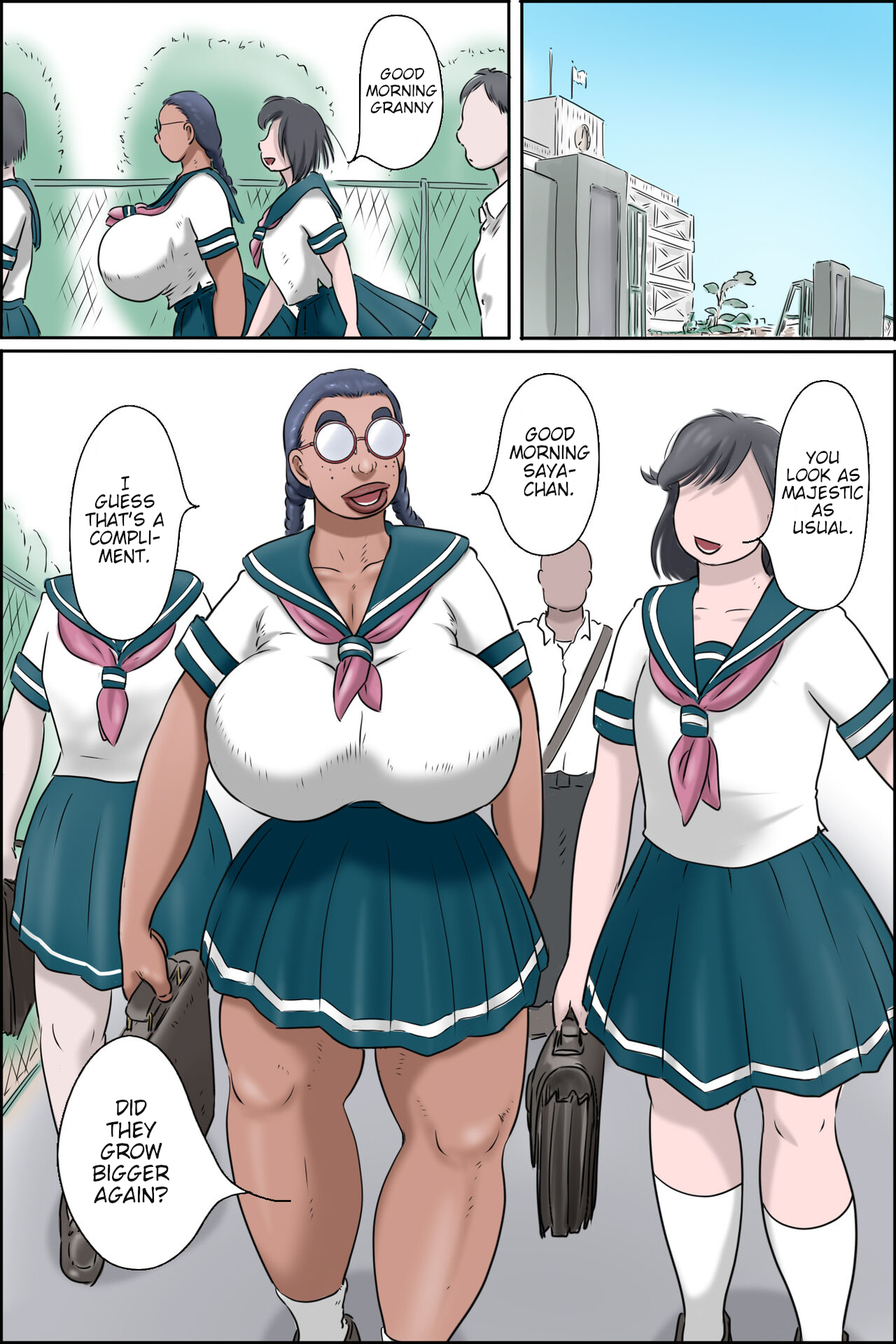 Granny Girl: Sex At School | Tokunou Oba-chan Joshi -Kounai Seikou Hen- -  Page 1 - HentaiFox