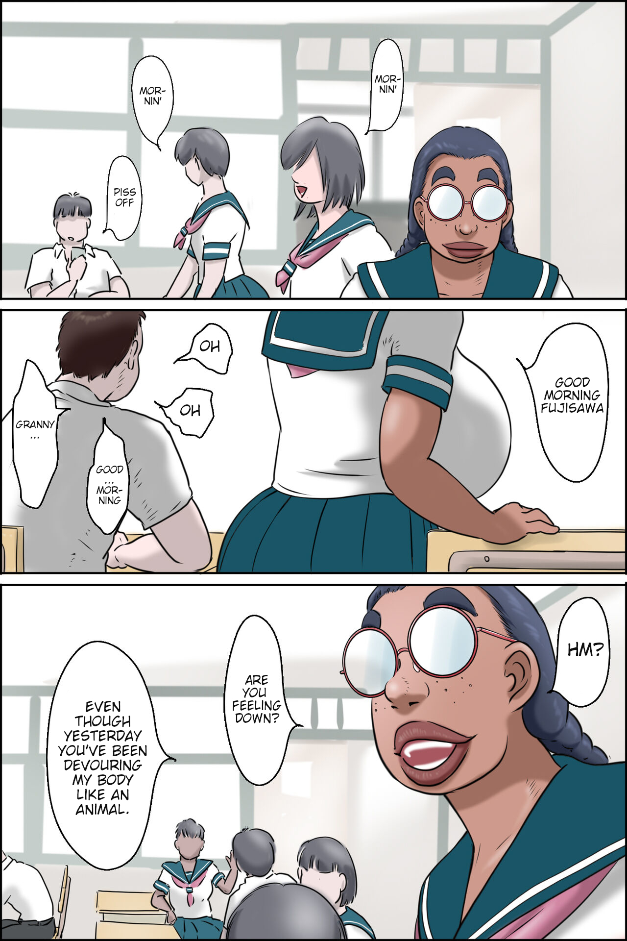 Granny Girl: Sex At School | Tokunou Oba-chan Joshi -Kounai Seikou Hen- -  Page 3 - HentaiFox