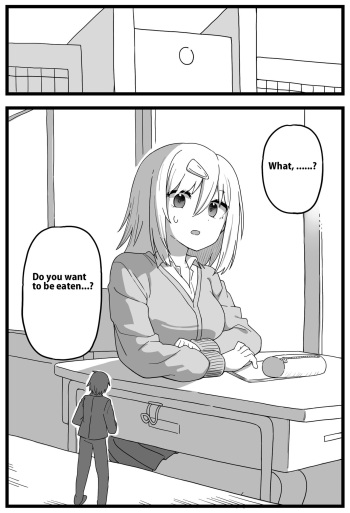 Doushitemo Onnanoko ni Taberaretai Manga | Manga - He really wants to be eaten by a girl