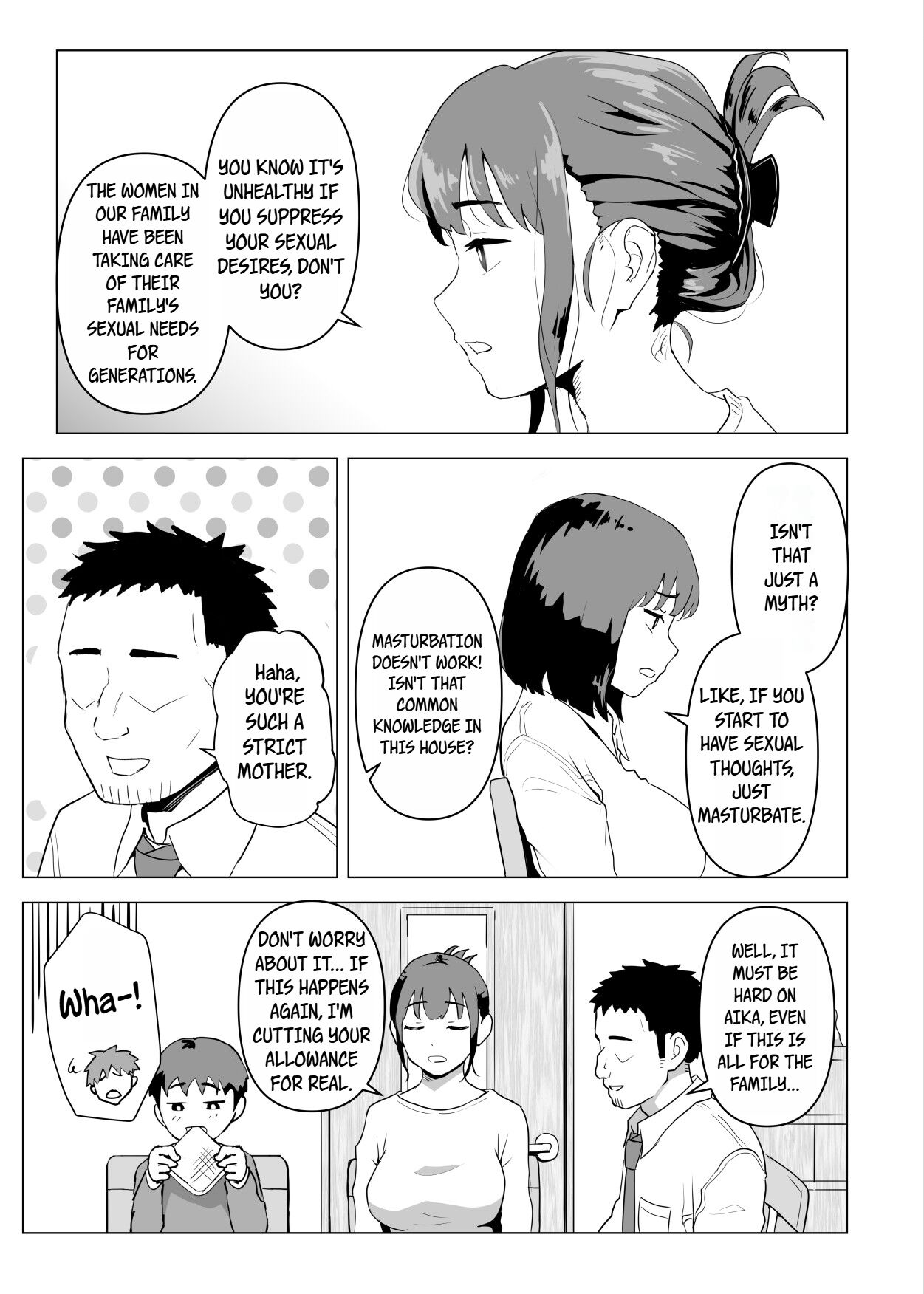 Uchide wa kazoku sekkusu wa jōshikirashī | In My House, Family Sex Is the  Norm - Page 8 - HentaiFox