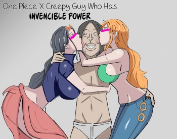 One Piece X Creepy Guy Who Has Invincible Power