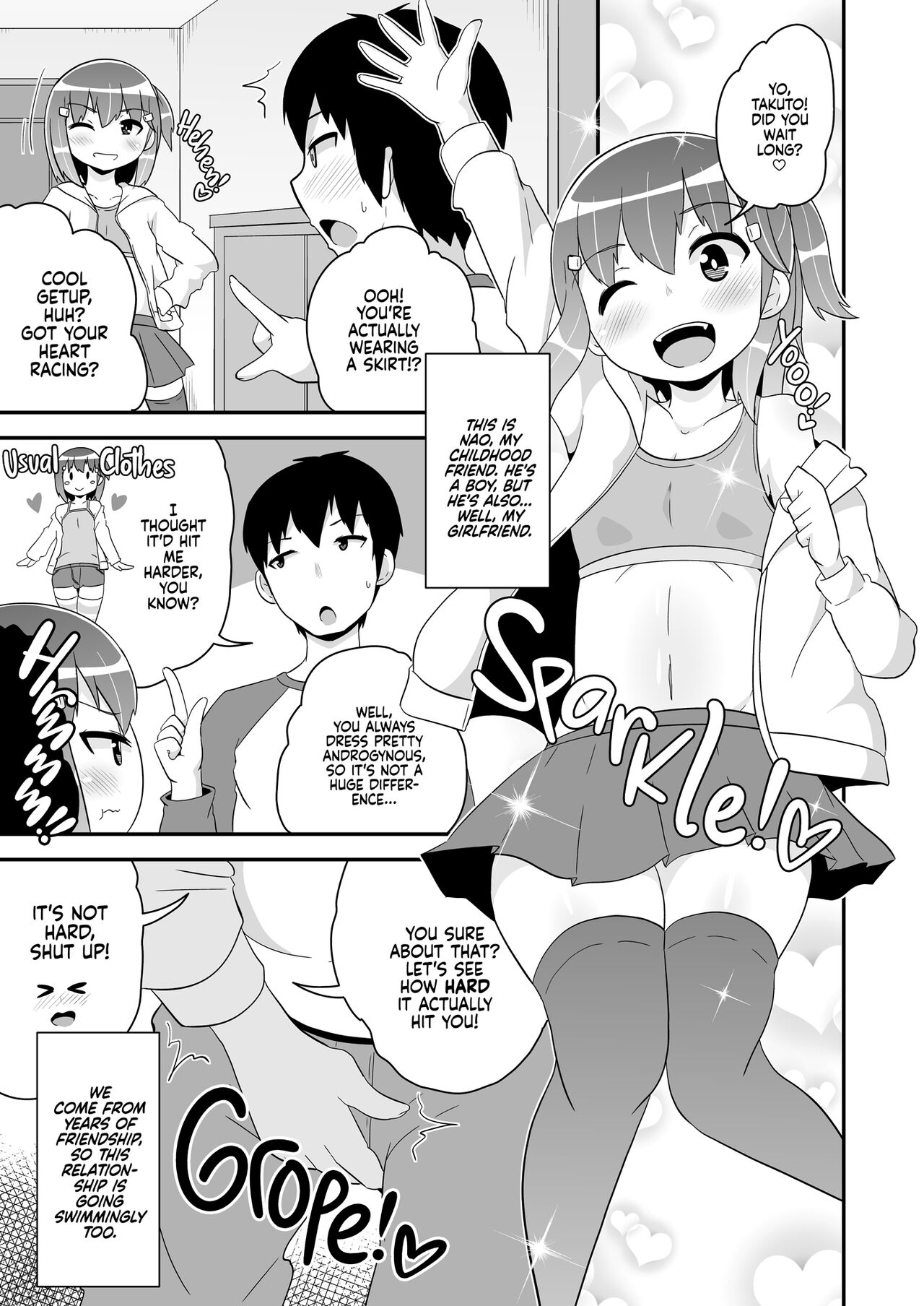 Josou Homo Kanojo | Gay Sex with My Girlfriend 2 - Page 3 - HentaiFox