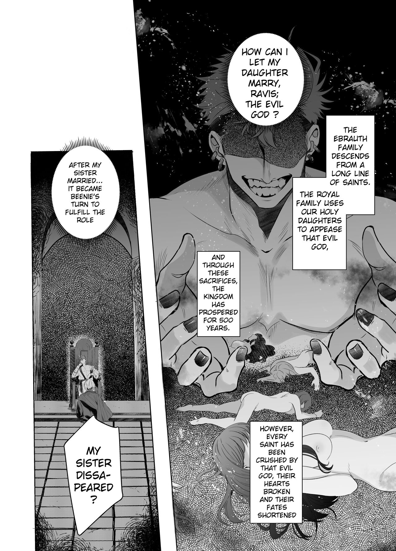 Jashin ni Metorareta Seikishi ~Afureru Bonyuu no Eikyuu Zecchou~ page 3 full