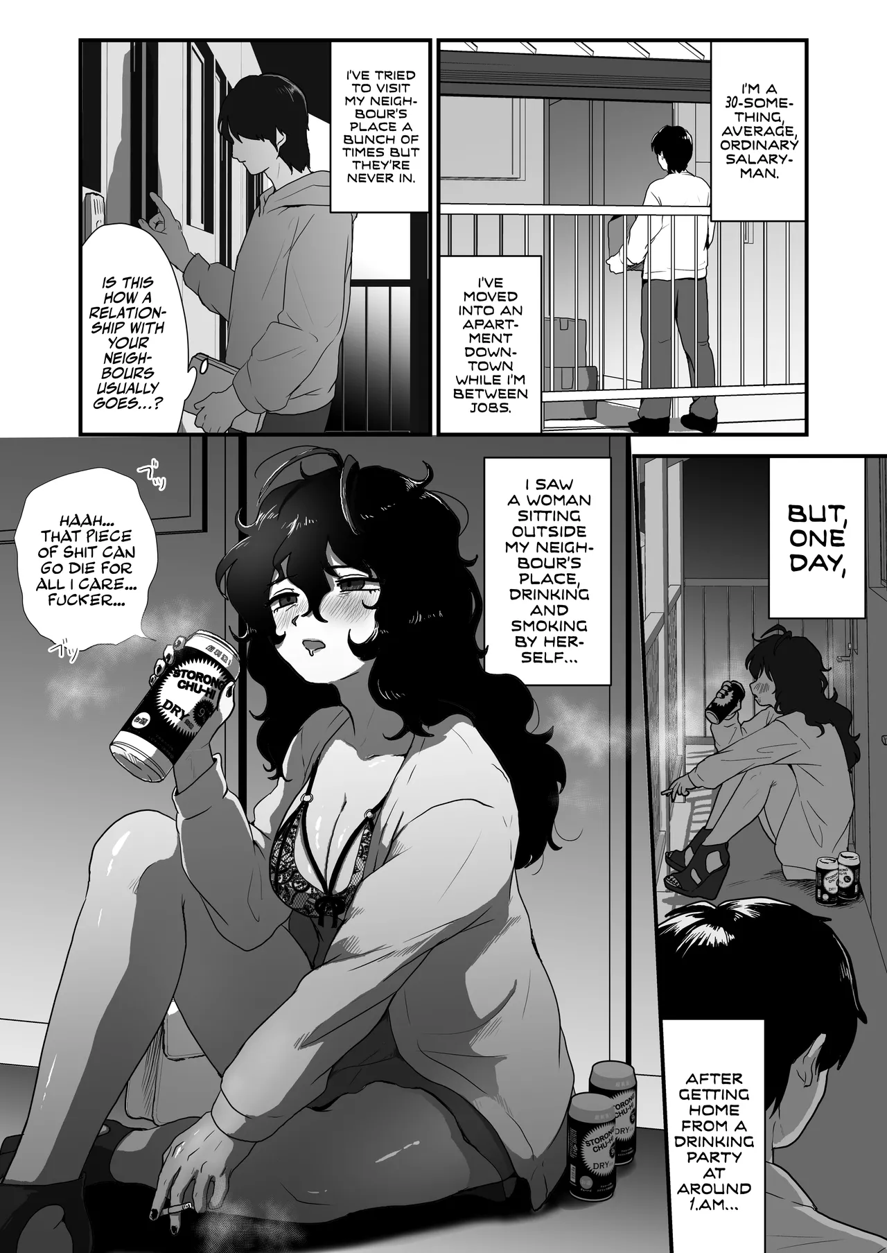 My Next Door Neighbor Is A Gloomy 40-something Newhalf.... page 3 full